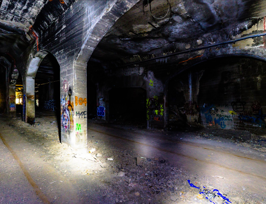 A local photographer has begun capturing the abandoned Rochester subway for viewing on Google Street View. [PHOTO: Mark Goho]