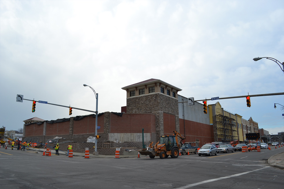 The new East Avenue Wegmans as seen from Winton Road and University Avenue. [PHOTO: RochesterSubway.com]