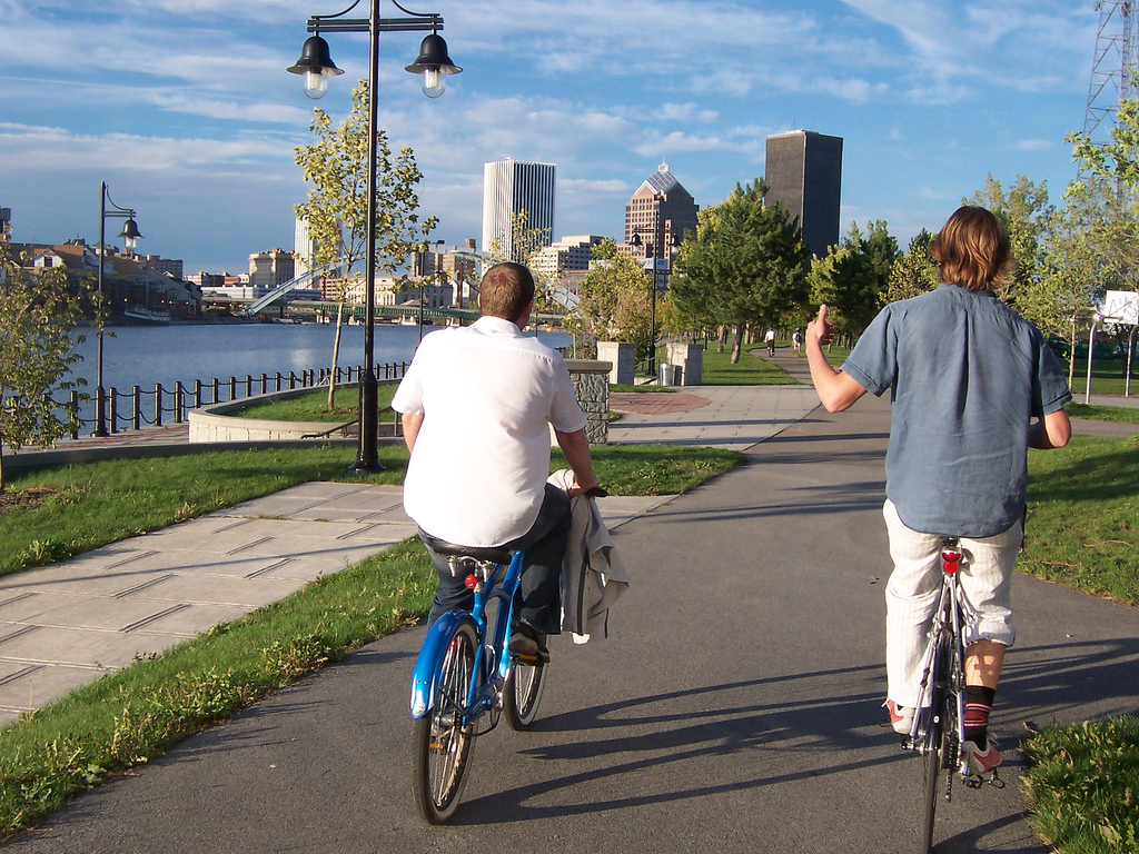 Rochester is a great city for off-road cycling. The City's Bicycle Master Plan Project will seek to elevate Rochester to full 'Bicycle Friendly Community' status with the League of American Bicyclists' Bicycle Friendly Communities Program. [PHOTO: from Tobo's Flickr stream]