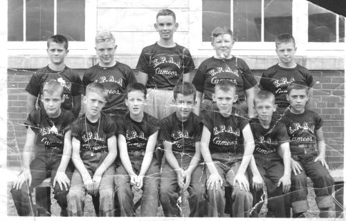 In the 1950's Patrick Eagan played softball as a kid for the Cameos (above). Games were sponsored by the Kodak Park Athletic Association and played at various fields in Rochester's northwest quadrant.