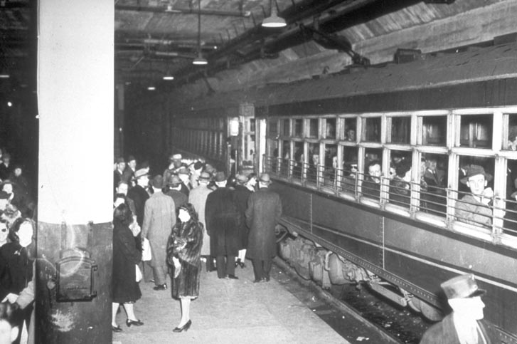 A Rochester subway station. [PHOTO: Rochester Public Library]