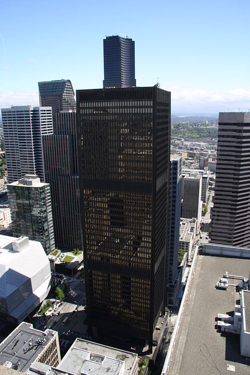 Safeco Plaza Tower, Seattle. Completed 1966. (NBBJ)