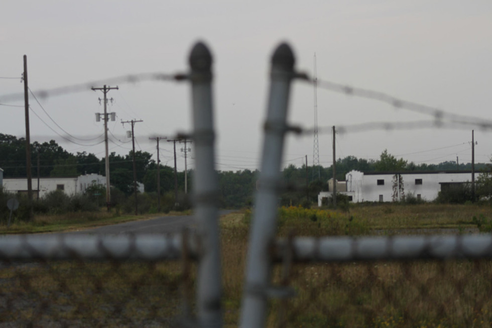 In late 2016, the Army Corpse of Engineers, who maintain the fence around the Seneca Army Depot, will complete their environmental cleanup of the site. The fence containing the Seneca White Deer population will likely be removed. [PHOTO: Matthew Ehlers]