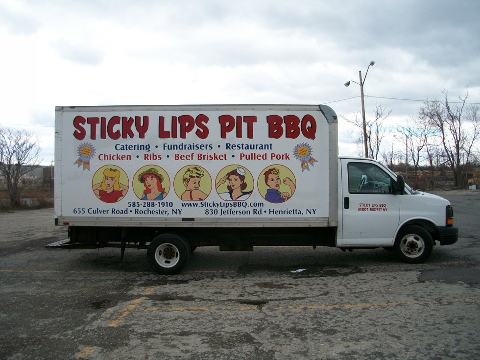 Sticky Lips BBQ owner Howard Nielsen went to NYC on June 15, 2015, to speak at the NY State Wage Board hearings. [PHOTO: RochesterSubway.com]