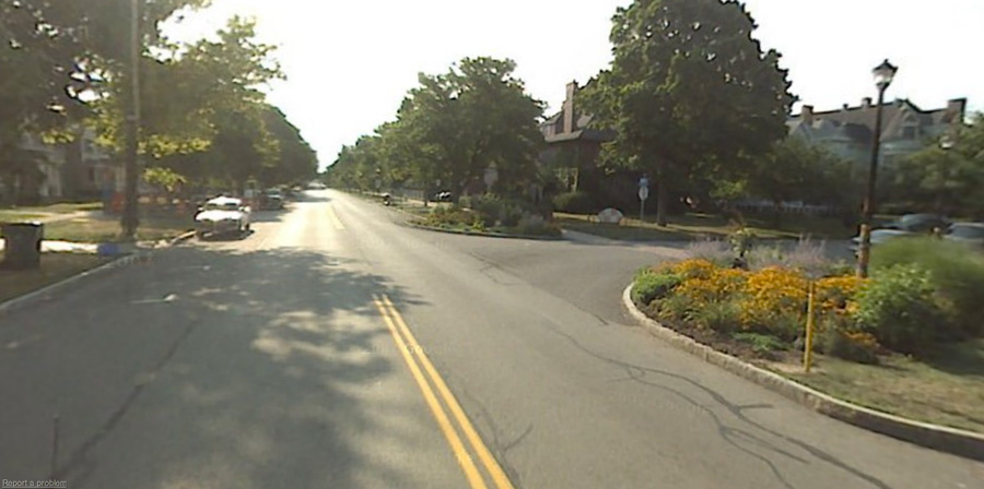 You probably don't even remember what University Avenue was like before it looked this. Four lanes curb-to-curb and certainly no room for those pretty daisies. [PHOTO: Google Streetview]!