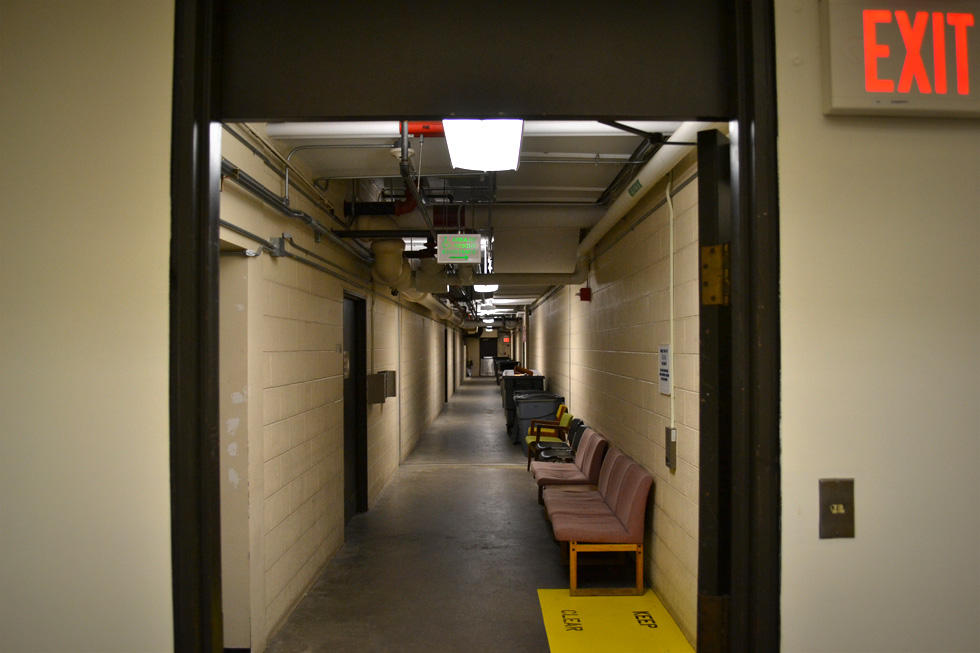 We won't be entering through the main lobby today. Here at RochesterSubway.com, we like to use the back door and burrow our way in, through long dark tunnels. [PHOTO: RochesterSubway.com]