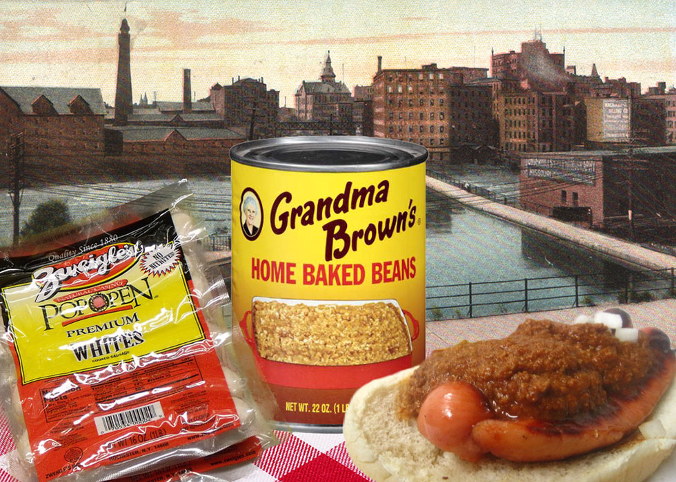 Zweigle's and Grandma Brown's Baked Beans. A real Rochester banquet.