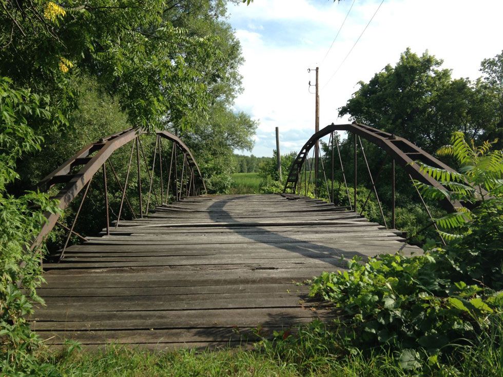 Ehrmentraut Farm Bridge in the Town of Riga, NY