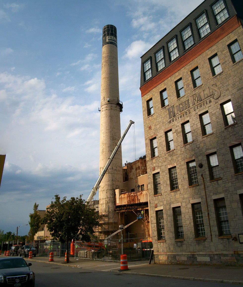 High Falls Smoke Stack Will Go Before Winter