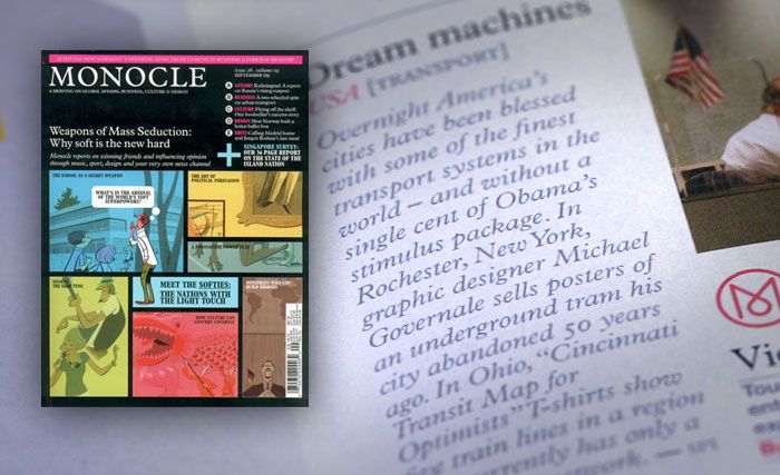Rochester and Cincinnati transit maps shine in Monocle Magazine