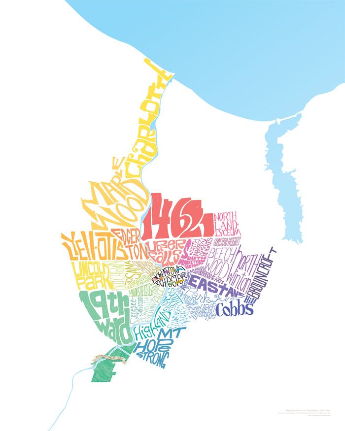New Maps of Rochester's Neighborhoods