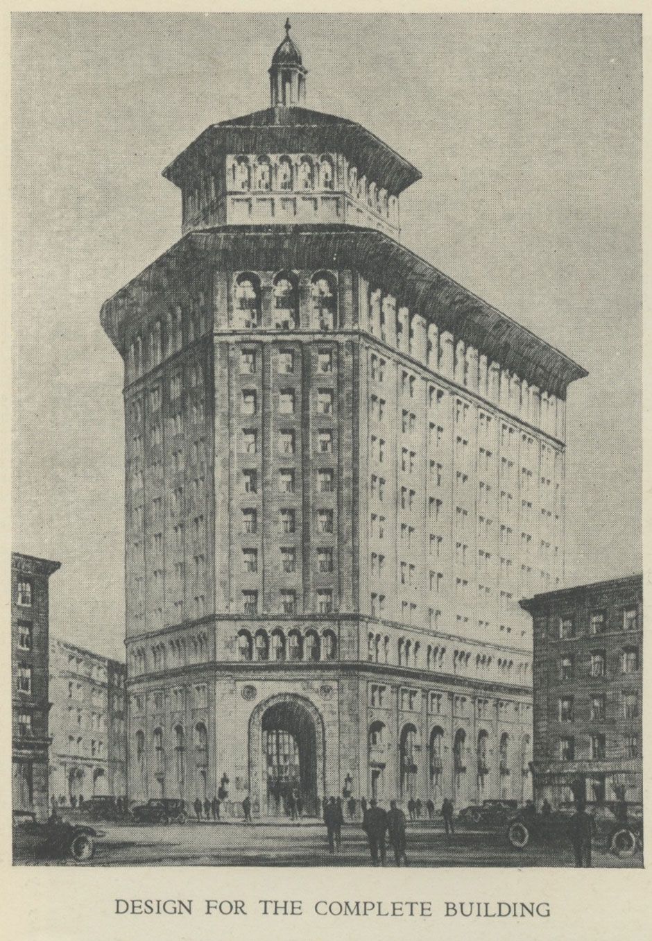 Lost Drawings of Rochester Savings Bank; 14-Stories Tall?