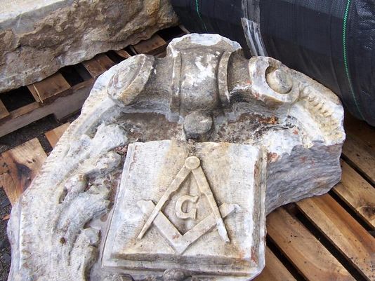 RGRTA Digs Up More Buried Treasure: Seven Masonic Stone Carvings